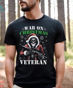 Skull Santa War On Christmas Veteran Shirt, hoodie, sweater, long sleeve and tank top Skull Santa War On Christmas Veteran Shirt