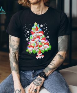 Skull Santa hat Christmas tree shirt