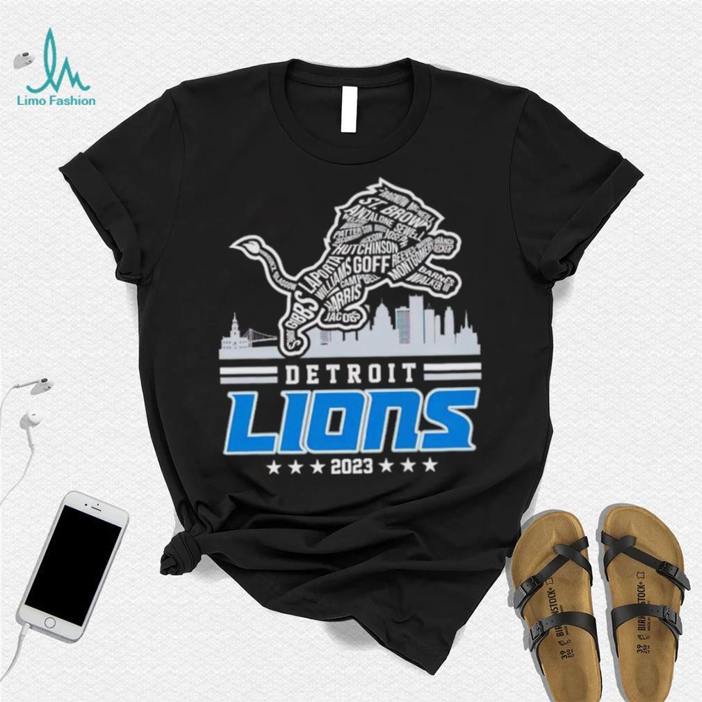 Skyline Detroit Lions 2023 shirt Skyline Detroit Lions 2023 shirt