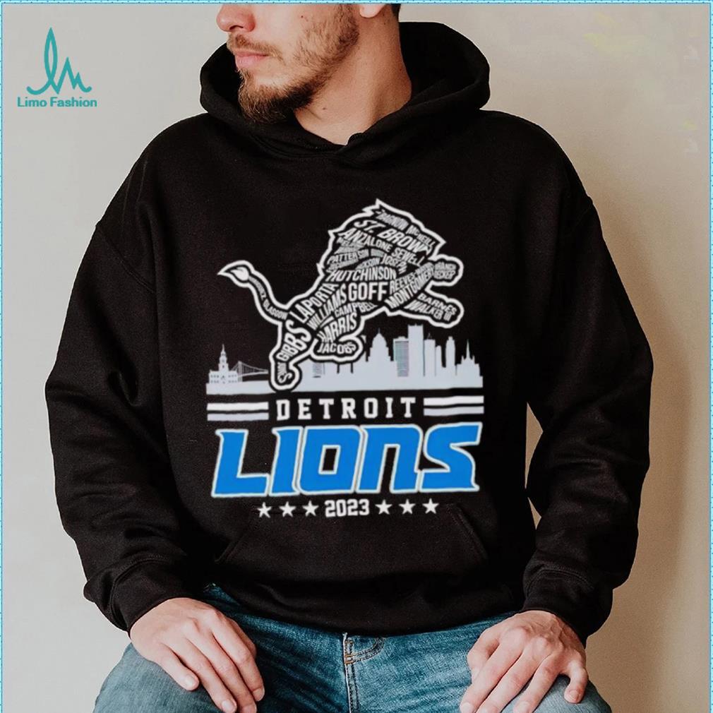 Skyline Detroit Lions 2023 shirt Skyline Detroit Lions 2023 shirt