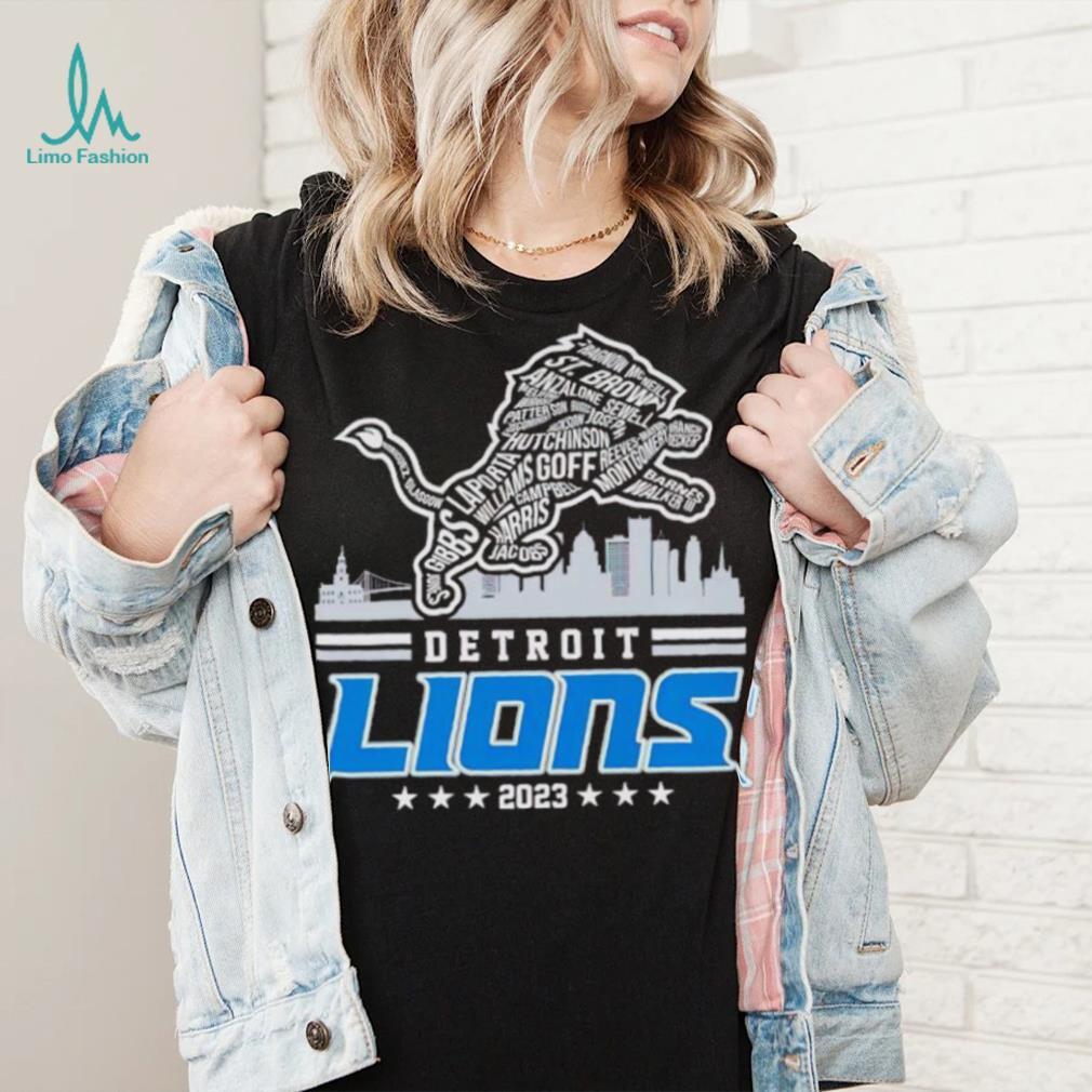 Skyline Detroit Lions 2023 shirt Skyline Detroit Lions 2023 shirt