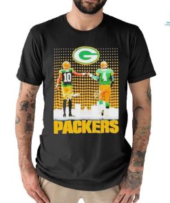 Skyline Jordan Love And Brett Favre Packers Signatures T Shirt