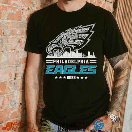 Skyline Philadelphia Eagles 2023 shirt