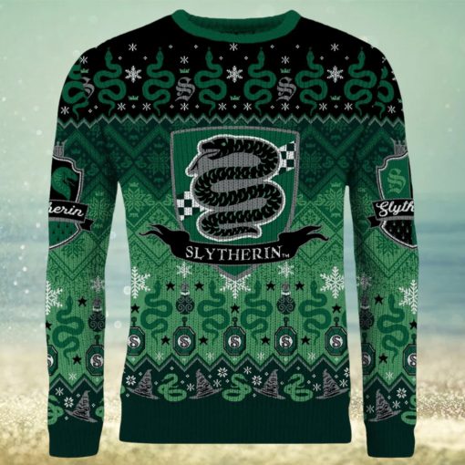 Slytherin ‘Round The Christmas Tree Ugly Christmas Sweater