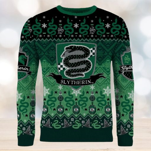 Slytherin ‘Round The Christmas Tree Ugly Christmas Sweater