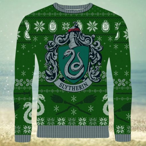 Slytherin Sleigh Bells Ugly Christmas Sweater