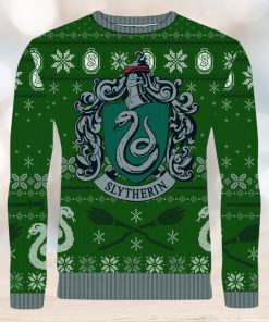 Slytherin Sleigh Bells Ugly Christmas Sweater