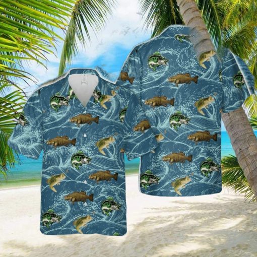 Smallmouth bass Fishing Hawaiian Shirt