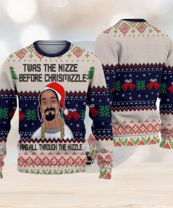 Snoop Dogg Twas The Nizzle Before Chrismizzle Ugly Christmas Sweater