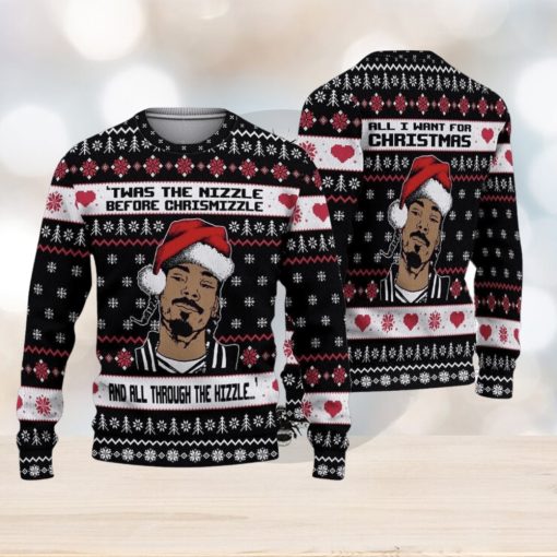 Snoop Dogg Ugly Christmas Sweater