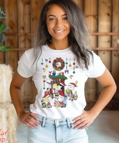 Snoopy And Friends Hat Santa Happy Merry Christmas Shirt