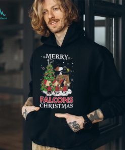 Snoopy And Friends Merry Atlanta Falcons Christmas Shirt