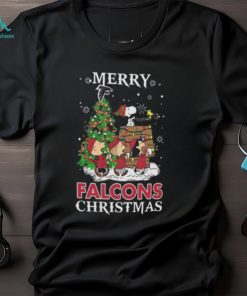Snoopy And Friends Merry Atlanta Falcons Christmas Shirt