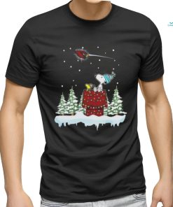 Snoopy And Woodstock Arizona Cardinals Christmas Tree Night Light shirt, hoodie, sweater, long sleeve and tank top Snoopy And Woodstock Arizona Cardinals Christmas Tree Night Light shirt