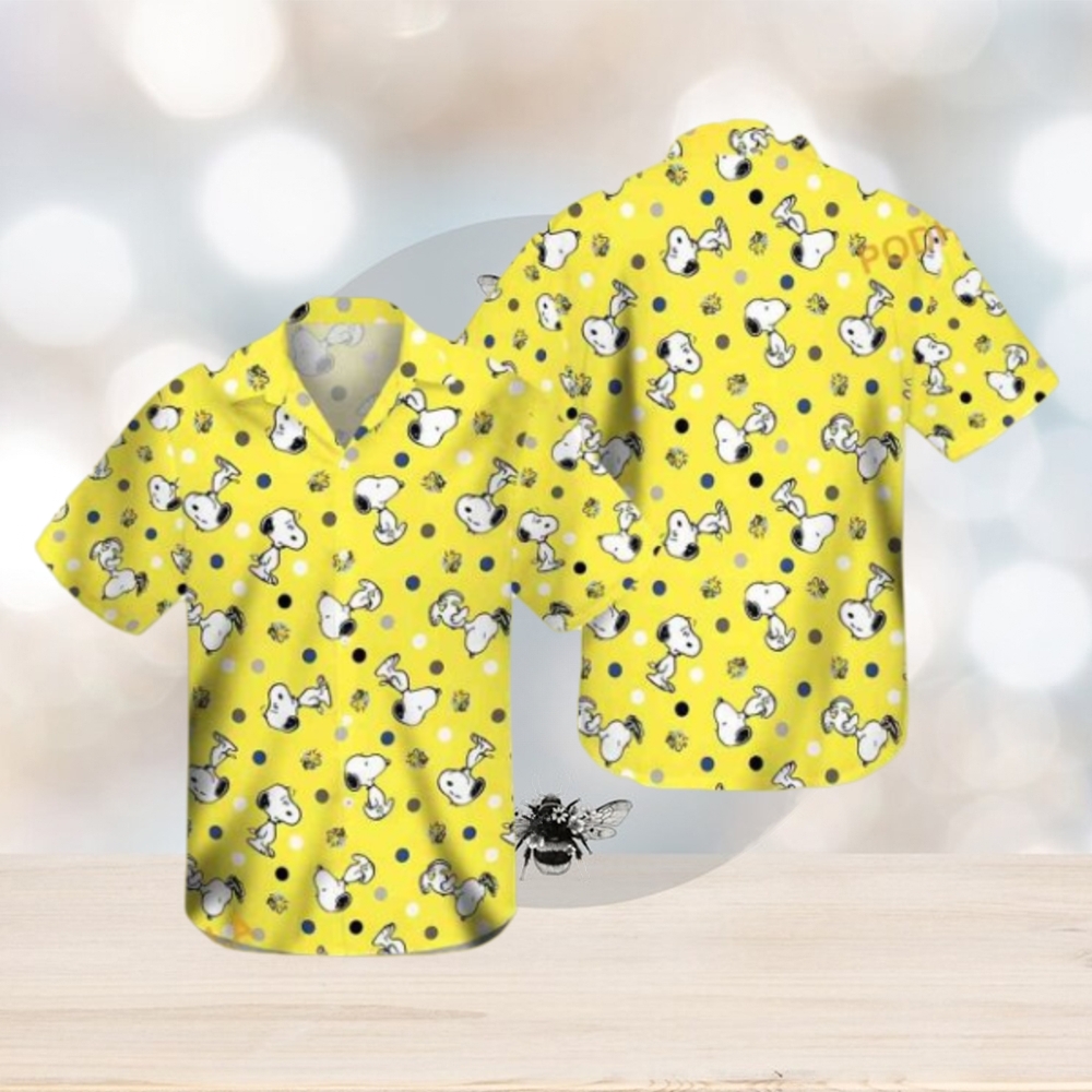 Snoopy And Woodstock Cartoon Peanuts Hawaiian Shirt for Adults Snoopy And Woodstock Cartoon Peanuts Hawaiian Shirt for Adults