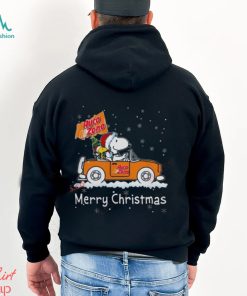 Snoopy And Woodstock Driving Car Auto Zone Christmas 2023 Shirt