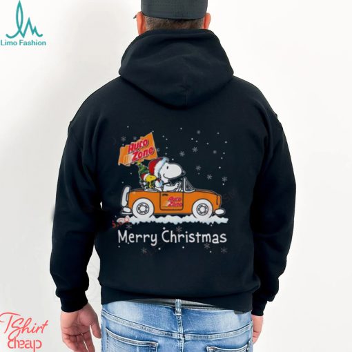 Snoopy And Woodstock Driving Car Auto Zone Christmas 2023 Shirt