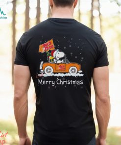 Snoopy And Woodstock Driving Car Auto Zone Christmas 2023 Shirt
