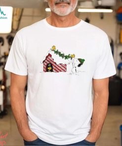 Snoopy And Woodstock Hat Santa Home Decoration Merry Christmas Shirt