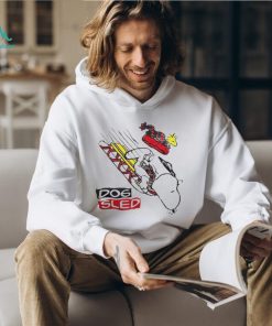 Snoopy And Woodstock Hat Santa Skiing Dog Sled Merry Christmas shirt
