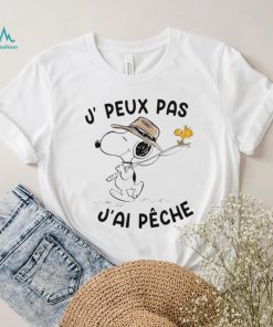 Snoopy And Woodstock J, Peux Pas J’ai Pêche Shirt
