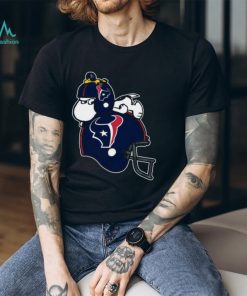 Snoopy And Woodstock Resting On Houston Texans Helmet Shirt