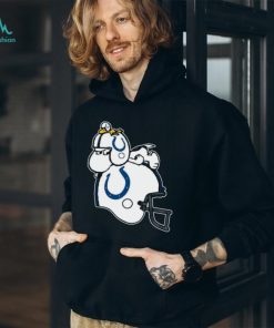 Snoopy And Woodstock Resting On Indianapolis Colts Helmet Shirt