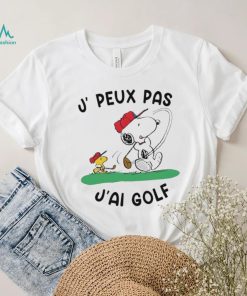 Snoopy And Wwoodstock J, Peux Pas J’ai Golf Shirt