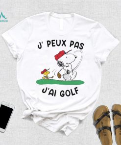 Snoopy And Wwoodstock J, Peux Pas J’ai Golf Shirt