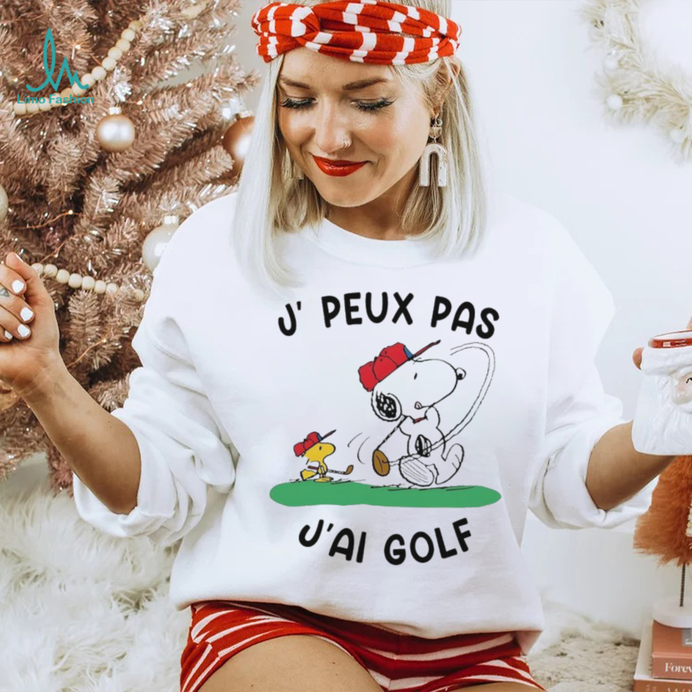 snoopy golf shirt