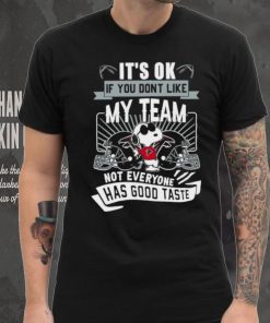 Snoopy Atlanta Falcons it’s ok if you don’t like my team not everyone has good taste shirt