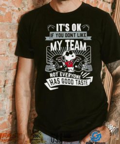 Snoopy Atlanta Falcons it’s ok if you don’t like my team not everyone has good taste shirt