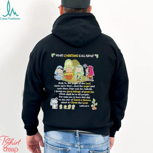 Snoopy Charlie Brown and Friends What Christmas Is All About Shirt