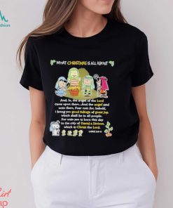 Snoopy Charlie Brown and Friends What Christmas Is All About Shirt