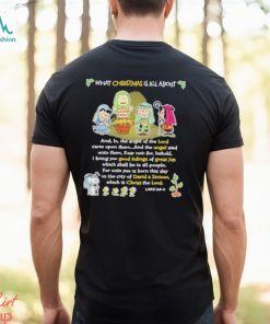 Snoopy Charlie Brown and Friends What Christmas Is All About Shirt