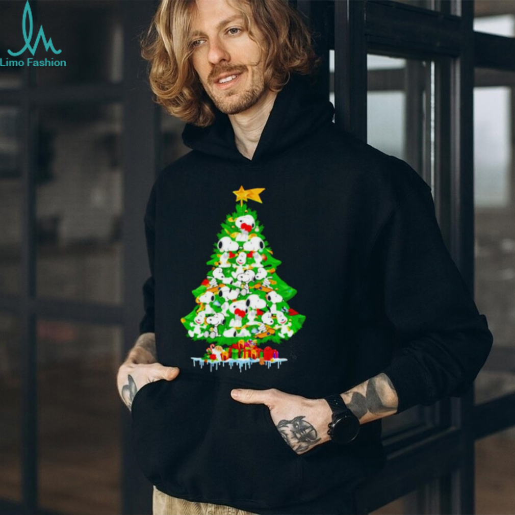 Snoopy Christmas tree shirt Snoopy Christmas tree shirt