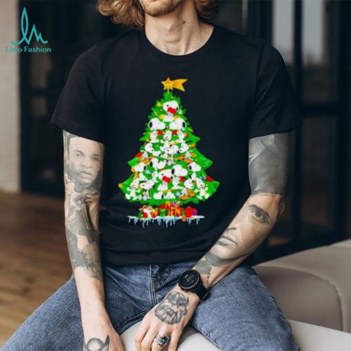 Snoopy Christmas tree shirt