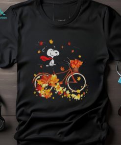 Snoopy Dog Autumn Mapple Leaves shirt