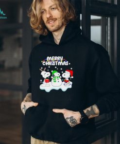 Snoopy Hat Santa Reindeer Merry Christmas shirt