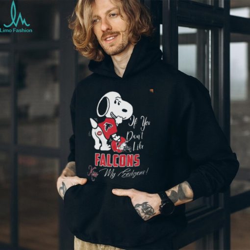 Snoopy If You Dont Like Atlanta Falcons Kiss My Endzone Shirt