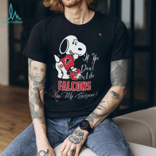 Snoopy If You Dont Like Atlanta Falcons Kiss My Endzone Shirt