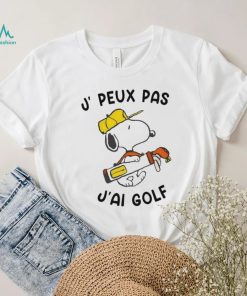 Snoopy J, Peux Pas J’ai Golf Shirt