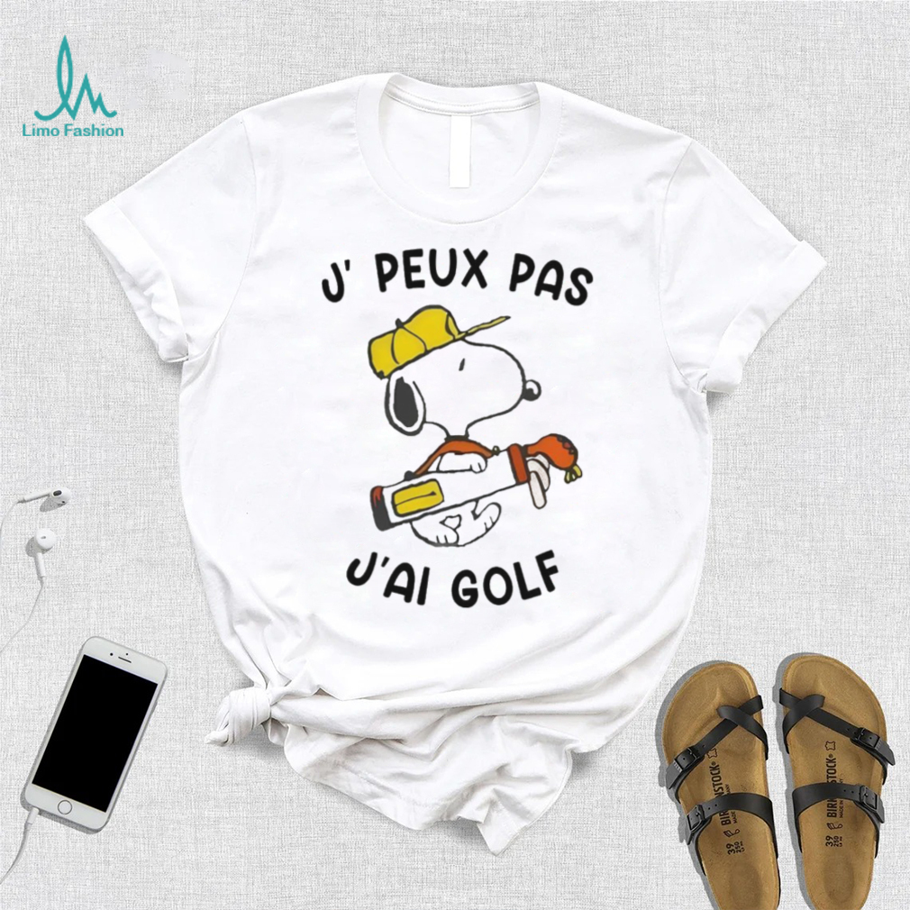 Snoopy J, Peux Pas J’ai Golf Shirt Snoopy J, Peux Pas J’ai Golf Shirt