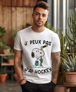Snoopy J, Peux Pas J’ai Hockey Shirt