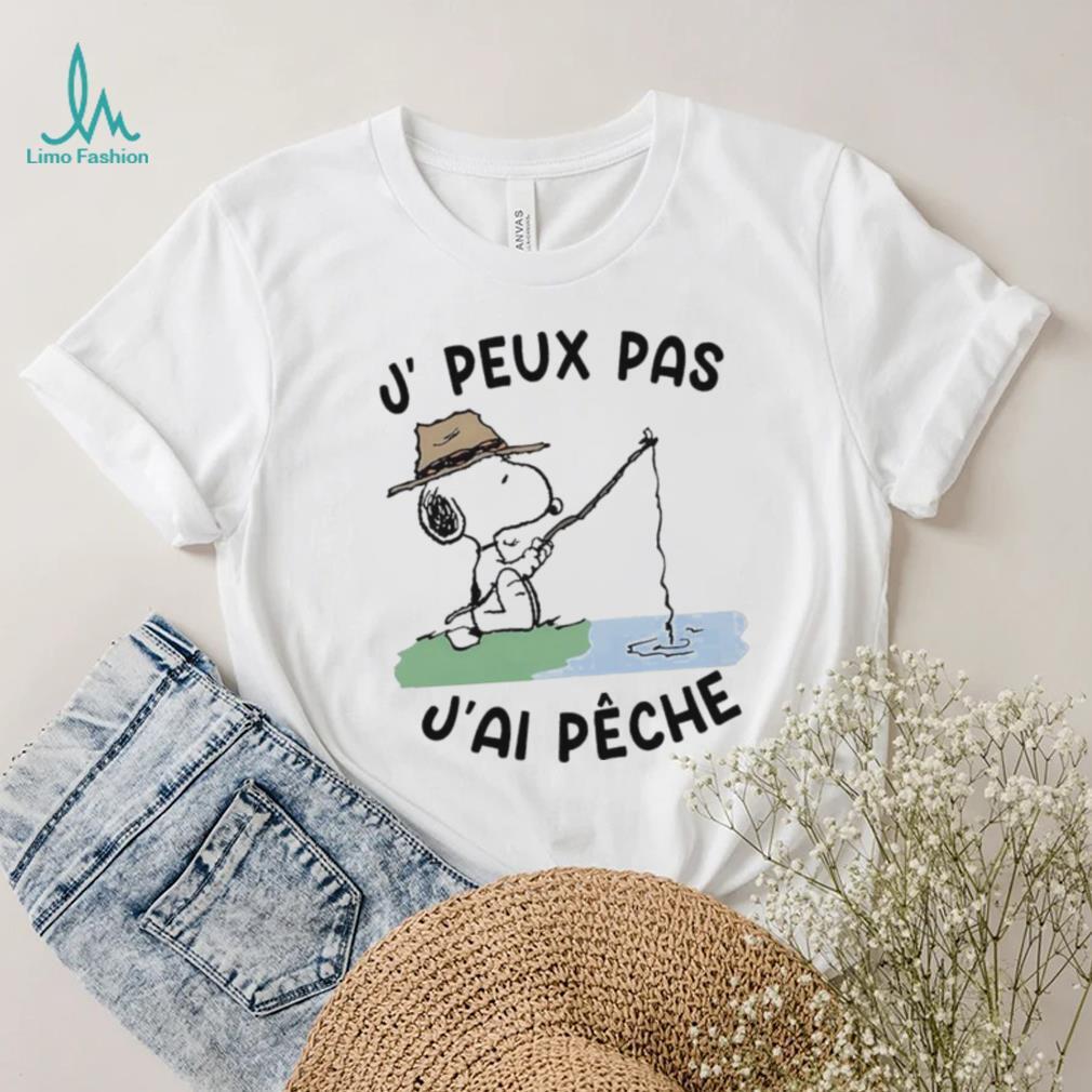 Snoopy J, Peux Pas J’ai Pêche Shirt Snoopy J, Peux Pas J’ai Pêche Shirt