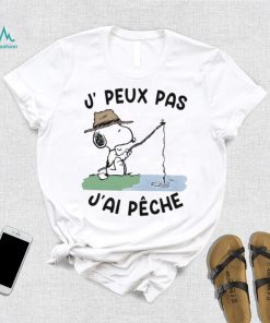 Snoopy J, Peux Pas J’ai Pêche Shirt