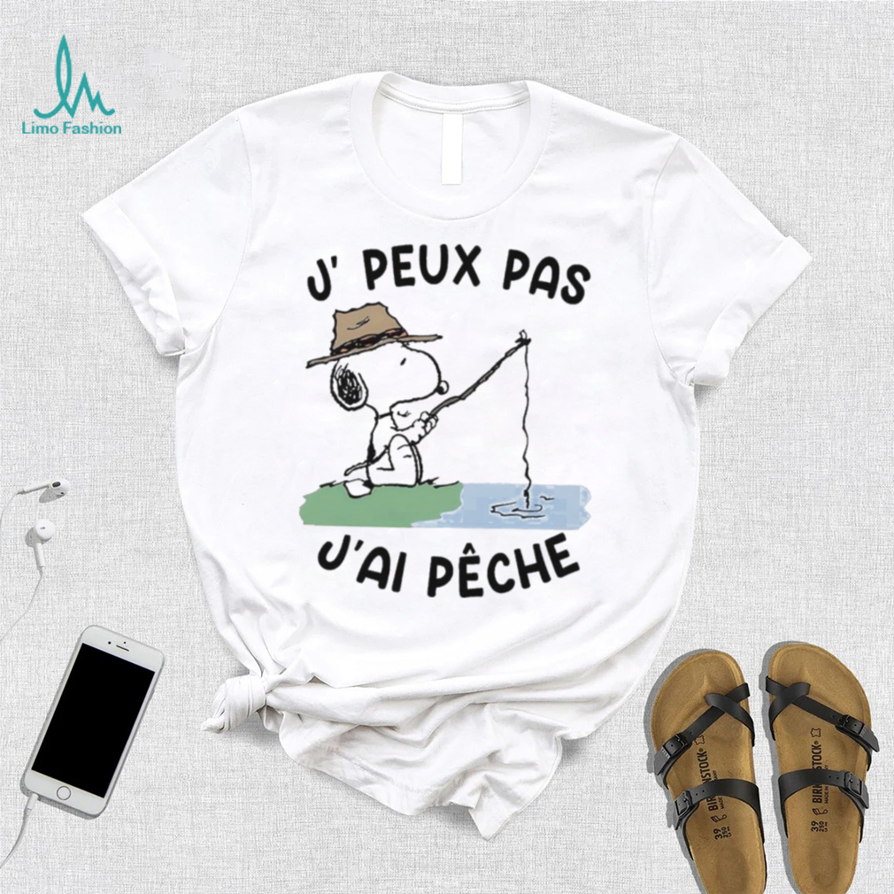 Snoopy J, Peux Pas J’ai Pêche Shirt Snoopy J, Peux Pas J’ai Pêche Shirt