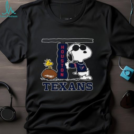 Snoopy Joe Cool And Woodstock The Houston Texans Shirt