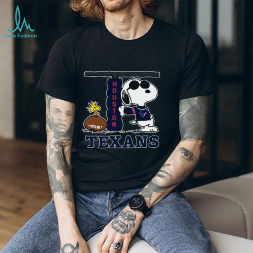 Snoopy Joe Cool And Woodstock The Houston Texans Shirt
