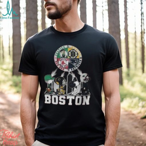 Snoopy Peanuts Characters Boston City Legend Shirt